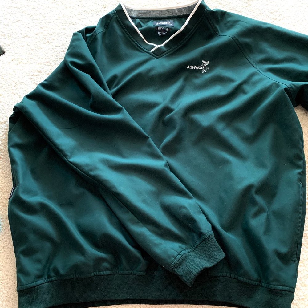 Oversized pine green sweatshirt